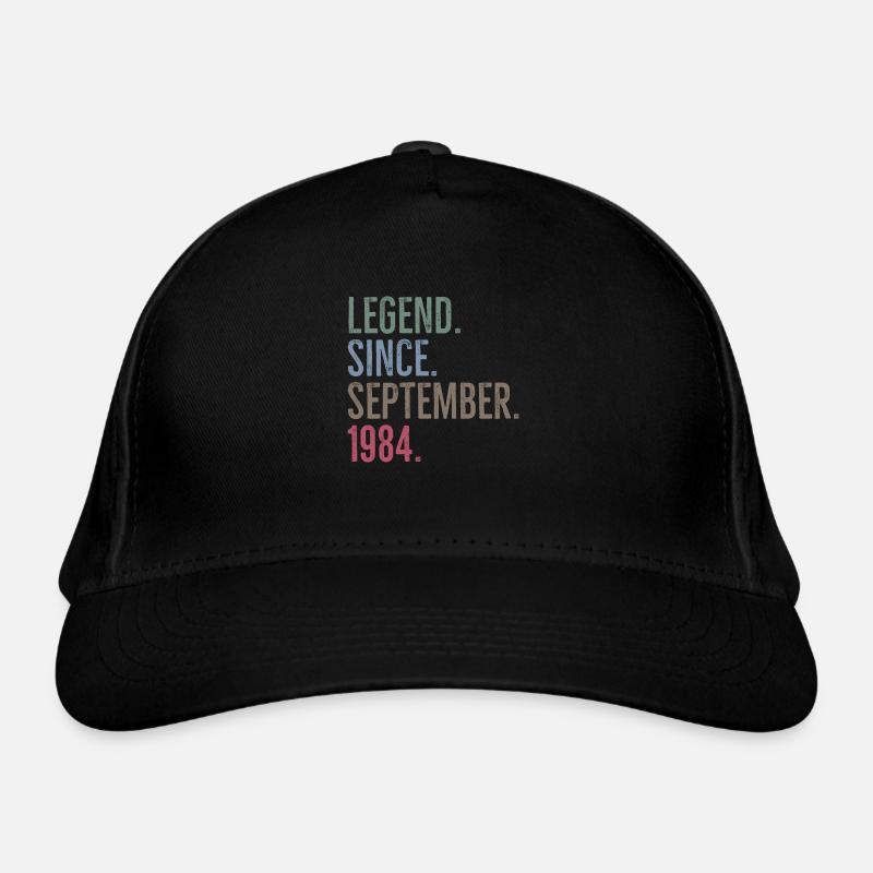 Légende depuis septembre 1984 Casquette classique bio