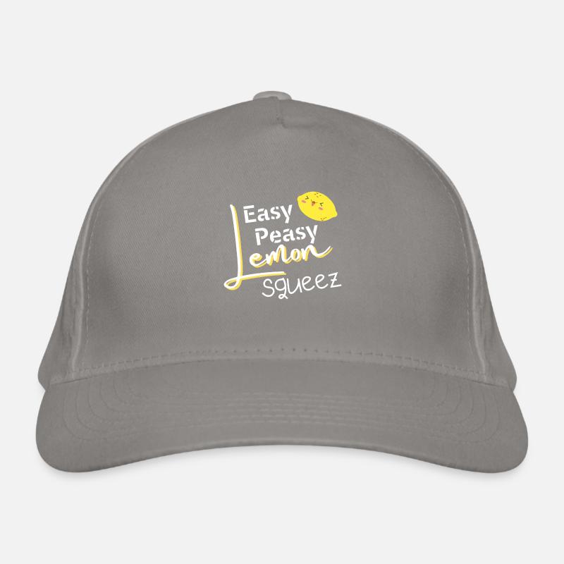 Easy Peasy Lemon Squeezy Organic Baseball Cap