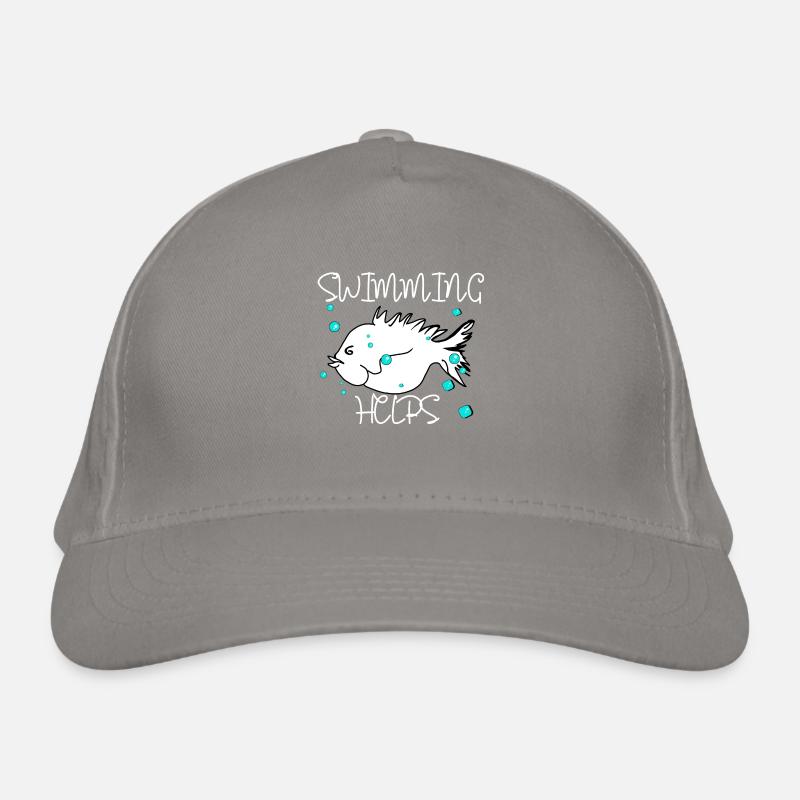 Schwimmen - Wasser Bio-Baseballkappe