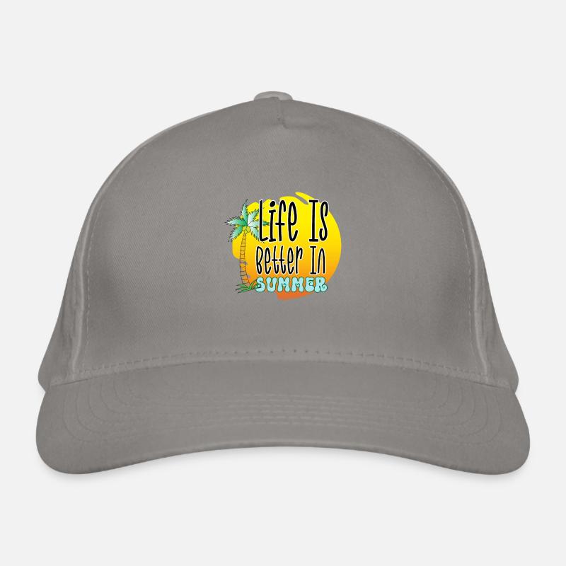 Life is better in summer Organic Baseball Cap