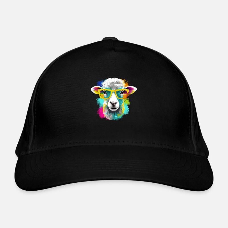 Bool das Schaf Bio-Baseballkappe