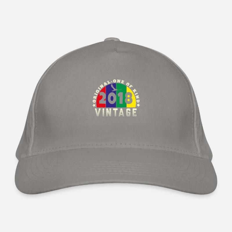 Vintage 2018 Retro - Bursdag Casquette classique bio