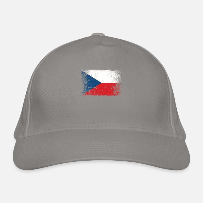 République tchèque Drapeau tchèque Vintage Casquette classique bio