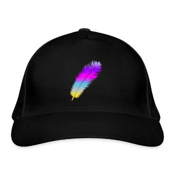 Feather Feeling #1 - Bio-Baseballkappe - Schwarz - Vorne