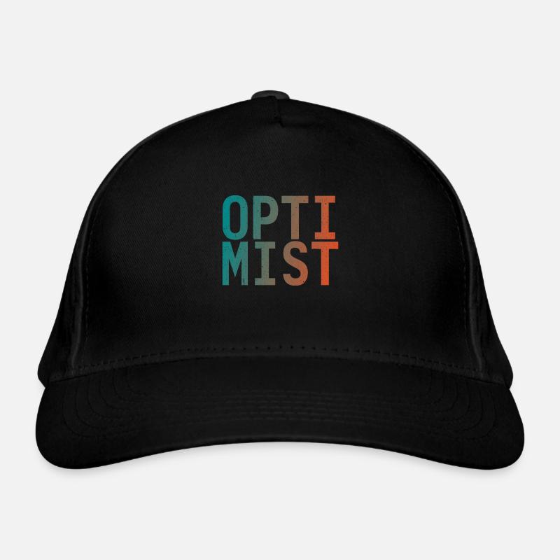 Je suis optimiste ! Casquette classique bio