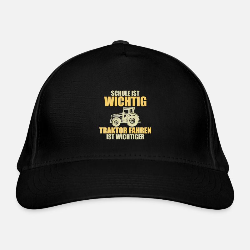 tracteur Trekker Tractor School Dire Cadeau Casquette classique bio