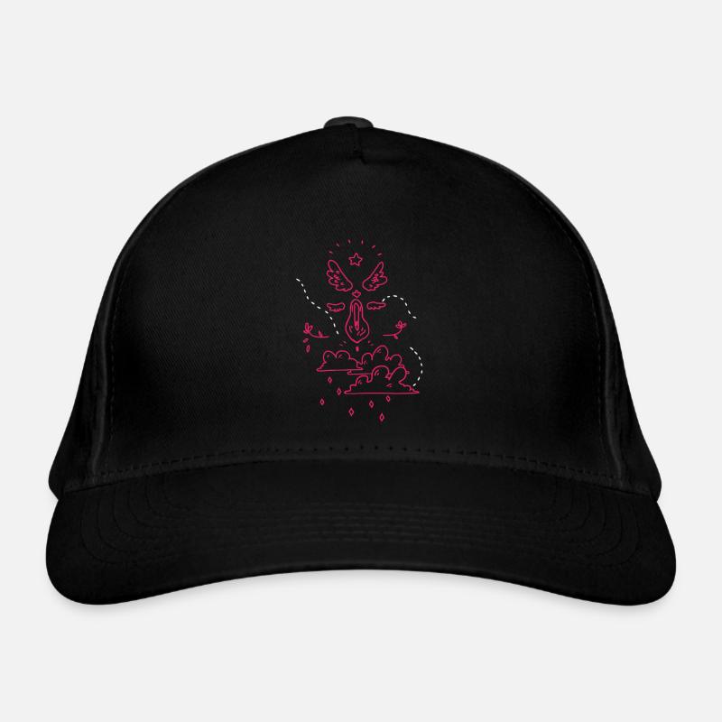 Cute doodles Organic Baseball Cap
