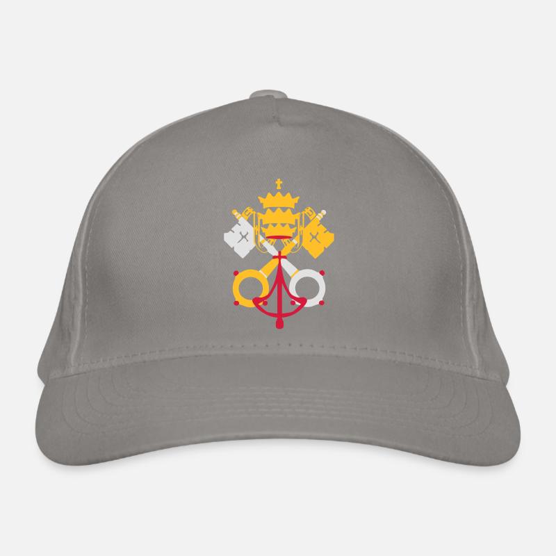 drapeau_vatican2 Organic Baseball Cap