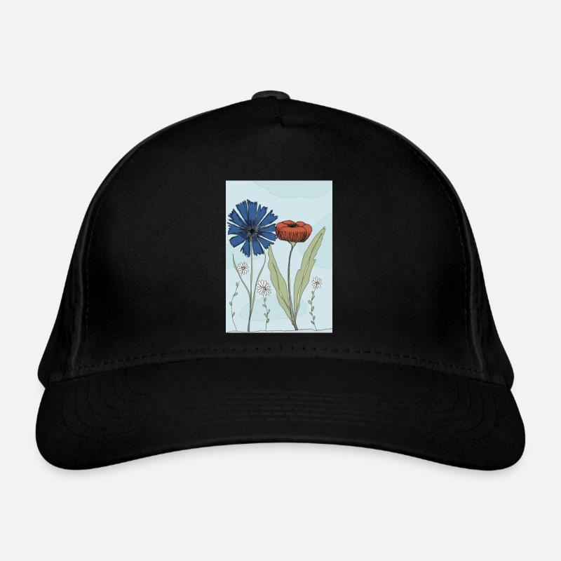 Poppy & Cornflower Organic Baseball Cap