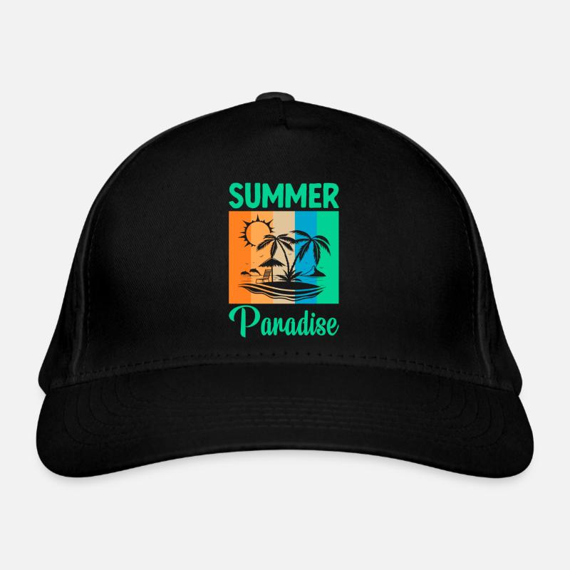Summer paradise Organic Baseball Cap