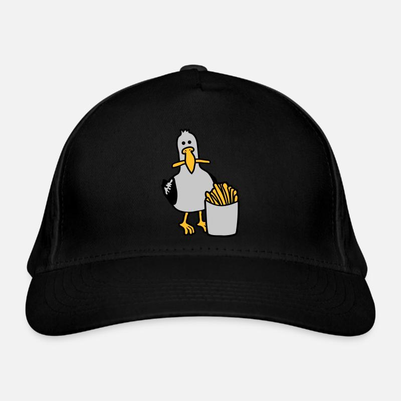 Joyeuses frites volées à la mouette Casquette classique bio