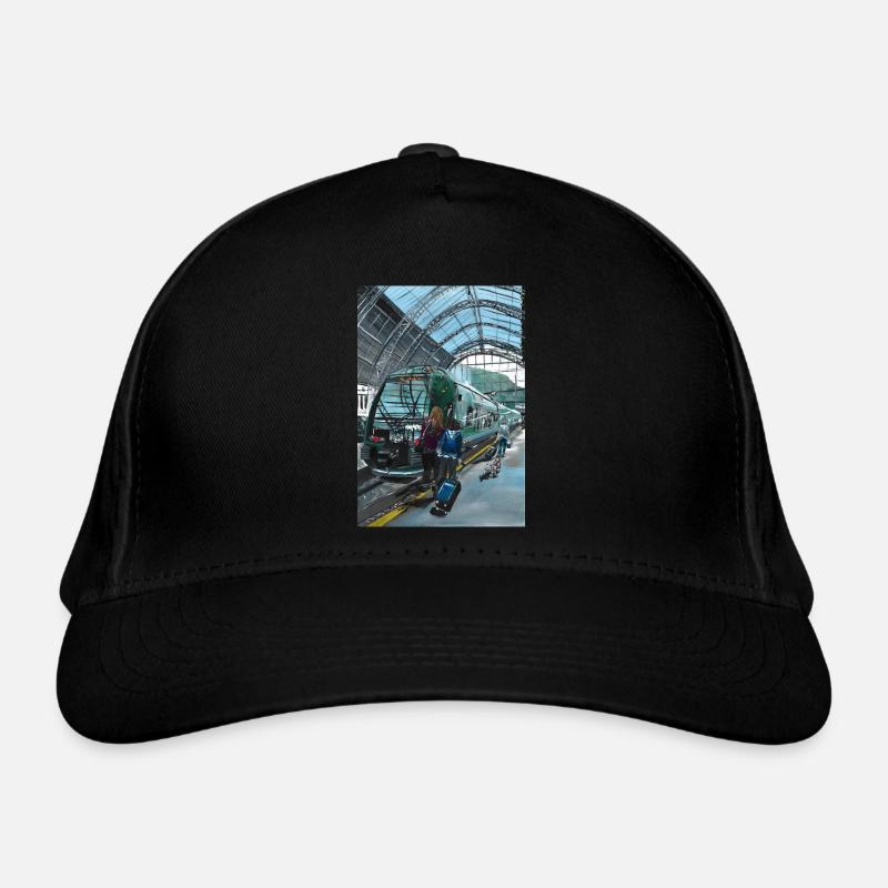 Inside Railwaystation Organic Baseball Cap