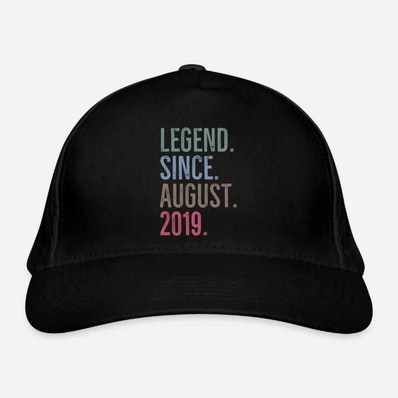 Legend Since August 2019 Organic Baseball Cap