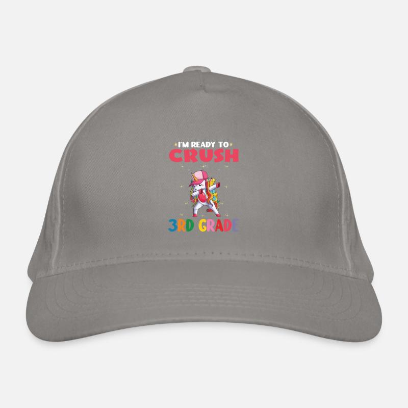 Ich bin bereit, die 3. Klasse-Back To School-Funny zu zerquetschen Bio-Baseballkappe