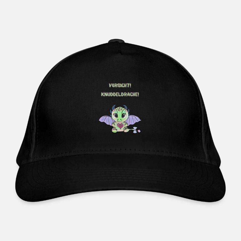 Vorsicht! Knuddeldrache Bio-Baseballkappe