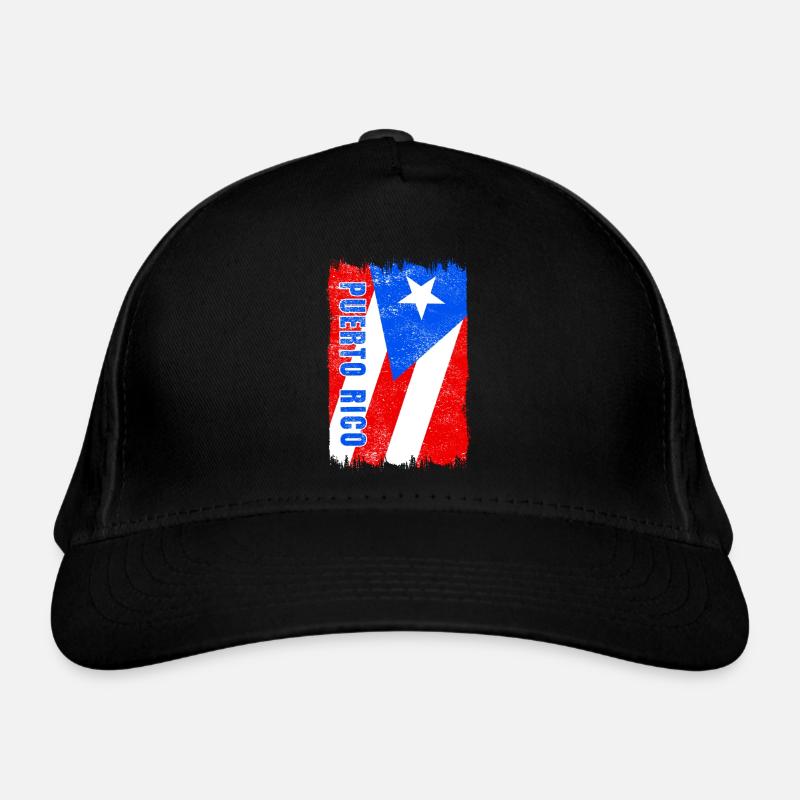 Drapeau de Porto Rico Casquette classique bio