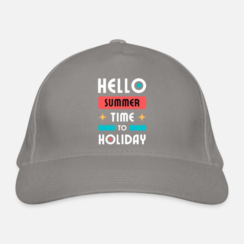 Hello Summer Organic Baseball Cap
