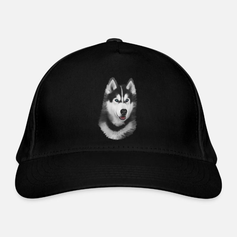 Husky peint Casquette classique bio