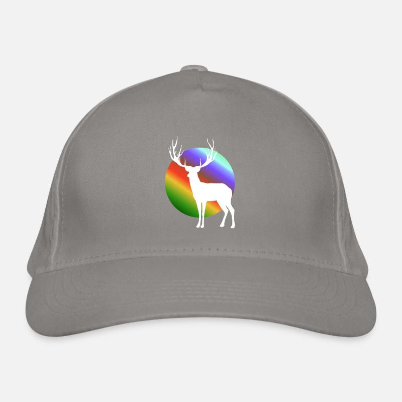 Cerf blanc Casquette classique bio