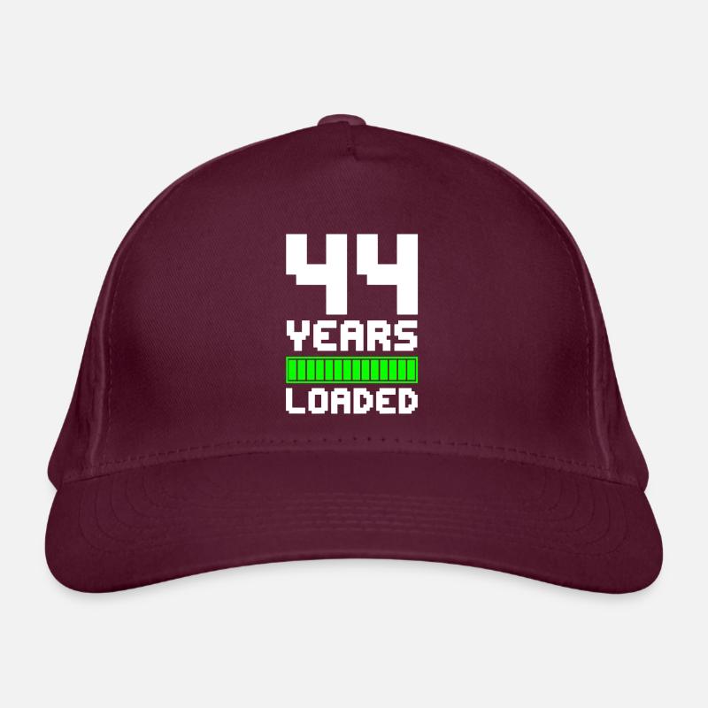 44 ans chargés 44e anniversaire Casquette classique bio