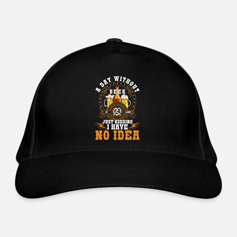 Biertrinker Saufen Humor Kneipe Bio-Baseballkappe