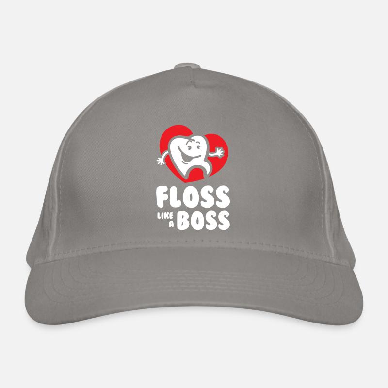 Passez la soie dentaire comme un Bos Casquette classique bio