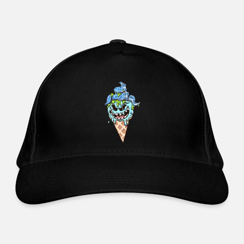 Cornet de crème glacée Monster Casquette classique bio