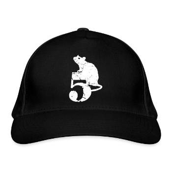 PUNKROCK rats nr. 5 - used look - mouse - rat - Organic Baseball Cap - black - Front
