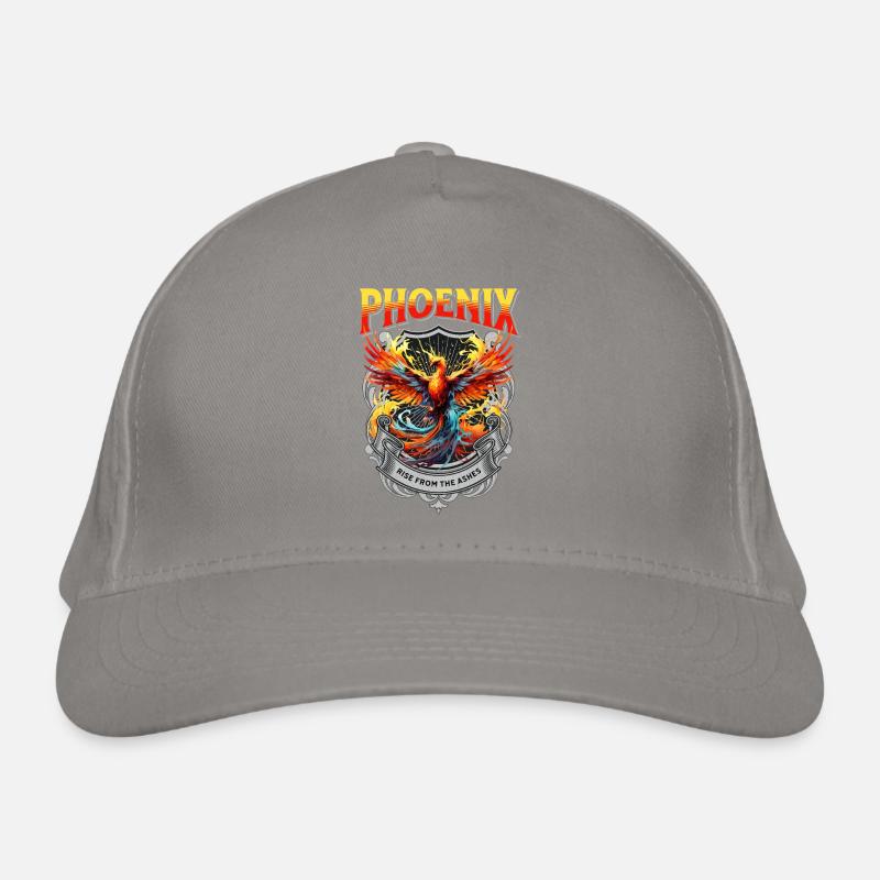 Phoenix Phoenix Fire Flames Bird Mythology Organic Baseball Cap