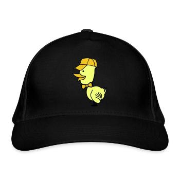 ente cap - Bio-Baseballkappe - Schwarz - Vorne