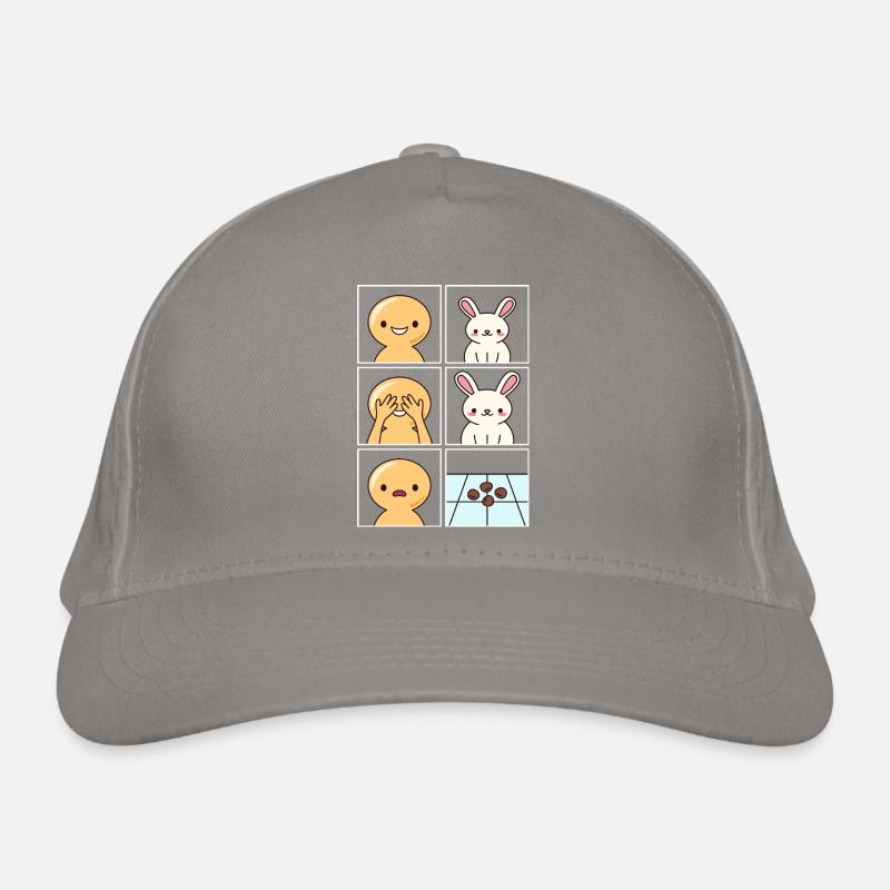 Rabbit Poop Design for Rabbit Keepers Organic Baseball Cap