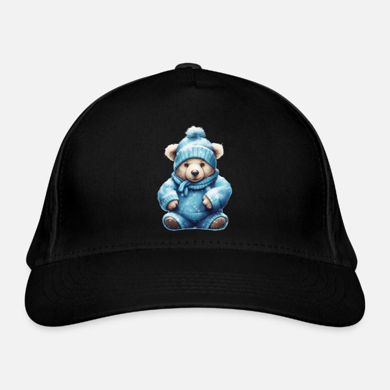 blue teddy 2 Bio-Baseballkappe
