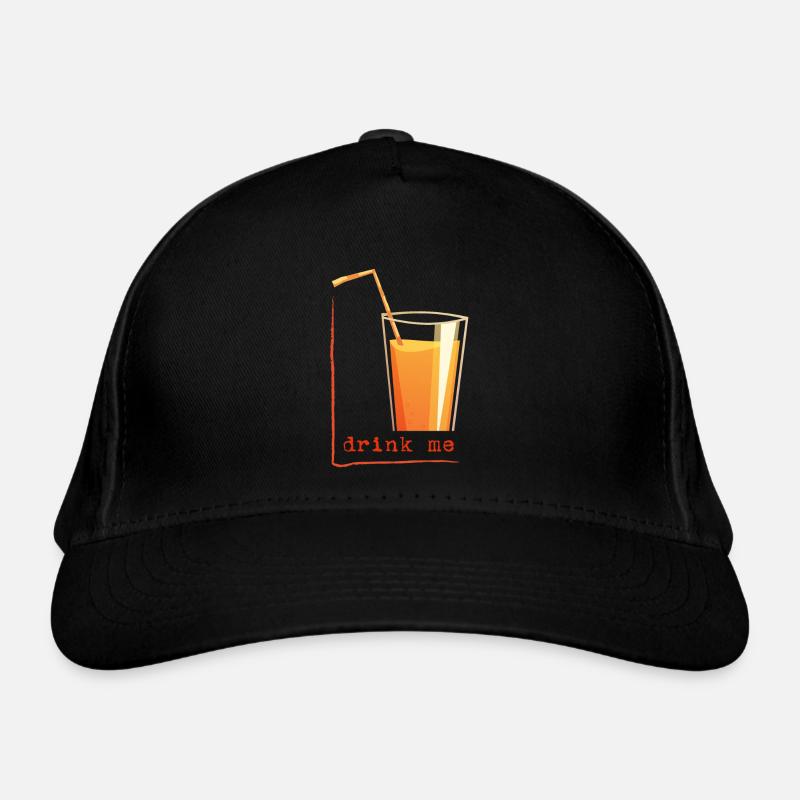 drink me in a frame Bio-Baseballkappe