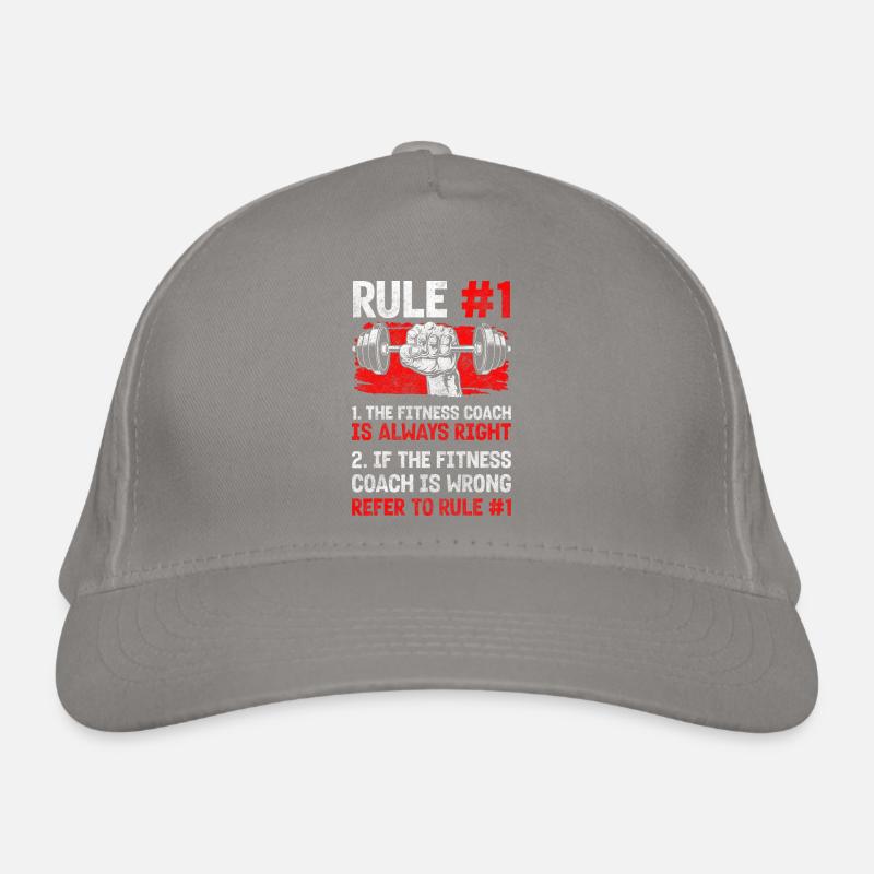Trainer Gym Pumps Bench Press Organic Baseball Cap