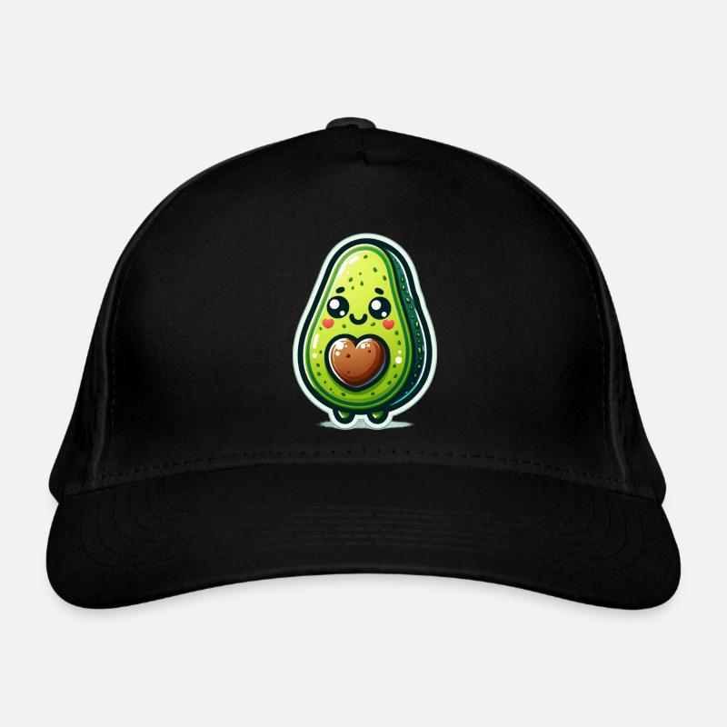 Süße Avocado Bio-Baseballkappe