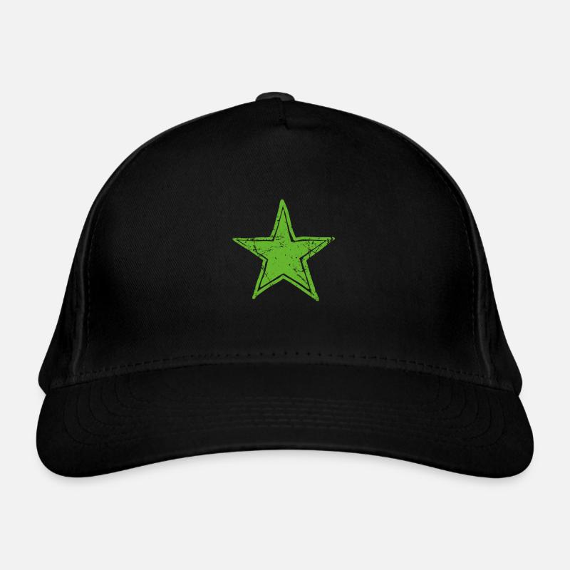 Chemin dessiné par l’étoile CMJN Vert Casquette classique bio