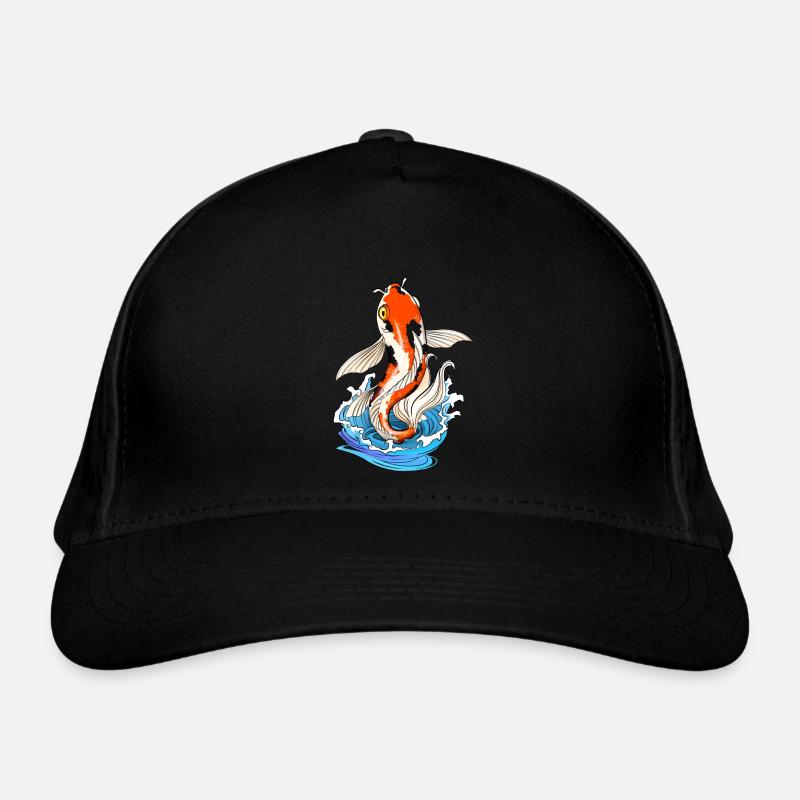 Carpe Koï - Vague - Poisson Casquette classique bio