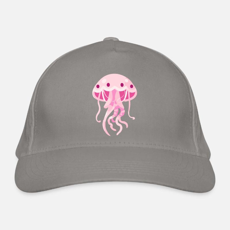 Méduse rose Casquette classique bio