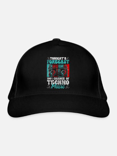 House Celebrations Hardstyle DJing - Casquette classique bio - noir - Devant