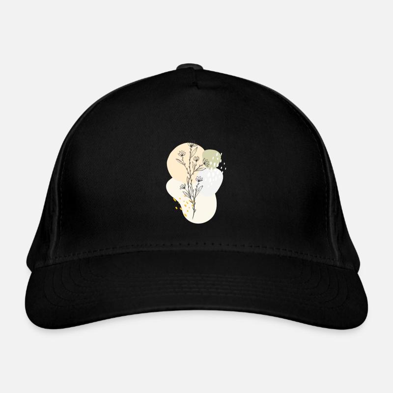 floral design Bio-Baseballkappe