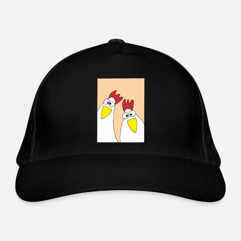 Chickens cluck Organic Baseball Cap