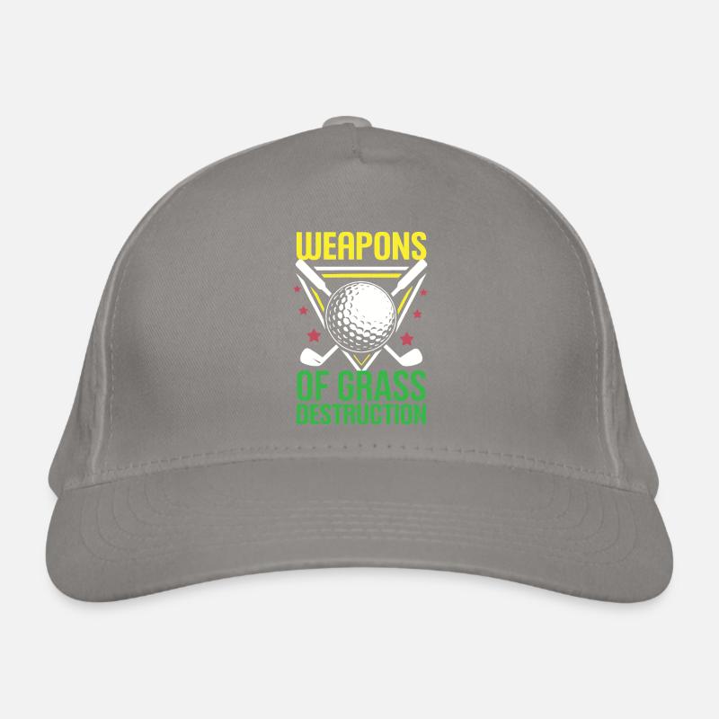 Golf - Armes de destruction de l’herbe Casquette classique bio