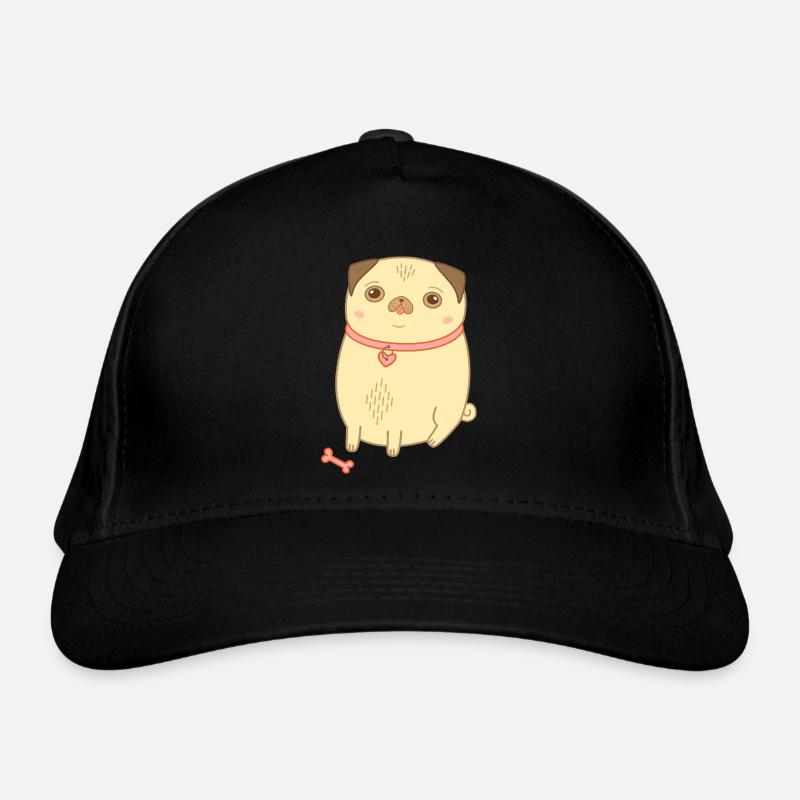 Carlin, chien mignon mignon, maman carlin Casquette classique bio