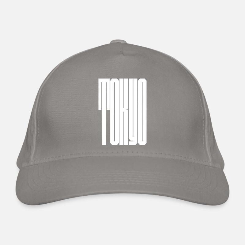 Tokyo City bold typography Organic Baseball Cap