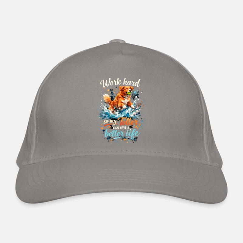 Travaille dur : Un design aquarelle dynamique et génial Casquette classique bio