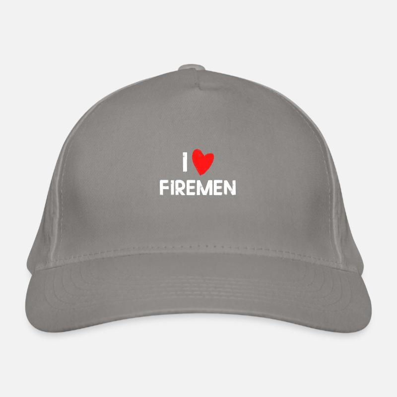 j'adore les pompiers Casquette classique bio