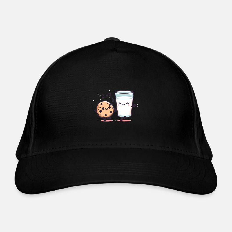 Happy Cookie Milk Dance Duo Organic Baseball Cap