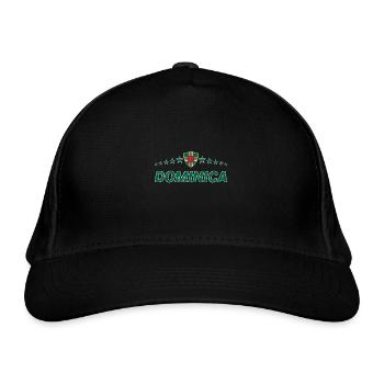 Dominica - Organic Baseball Cap - black - Front