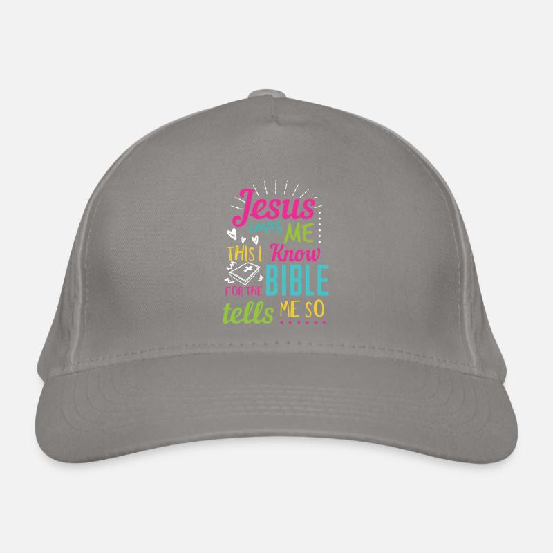 Jésus Design Oui Jésus m’aime Idée cadeau d’anniversaire Casquette classique bio