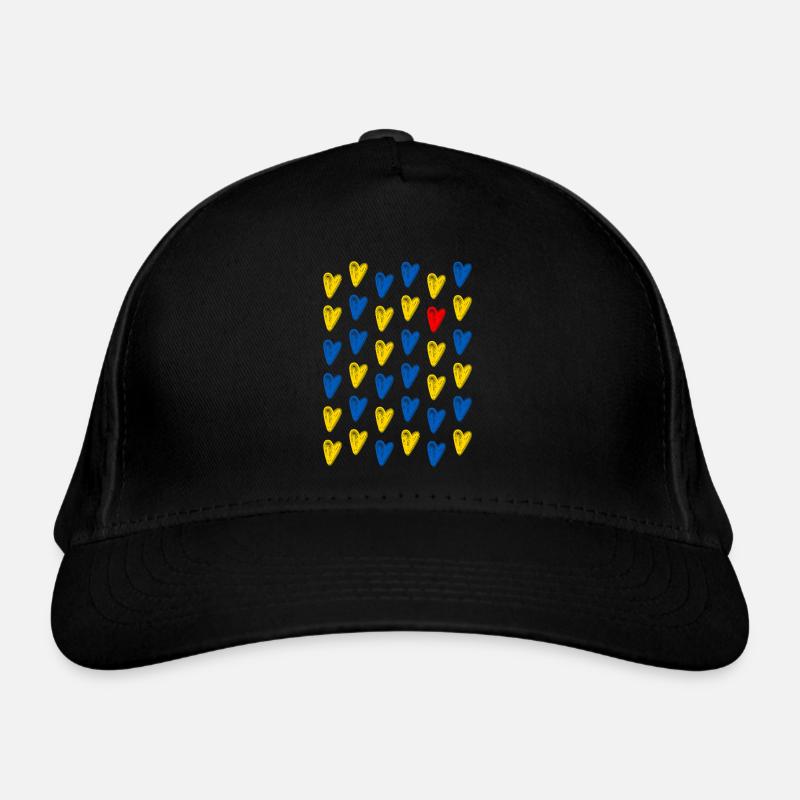 Dear hearts for Ukraine Organic Baseball Cap